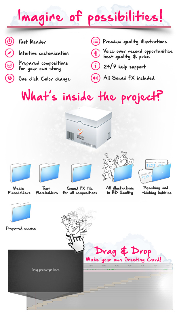 Holidays Whiteboard Greetings Pack v4.3 - 22