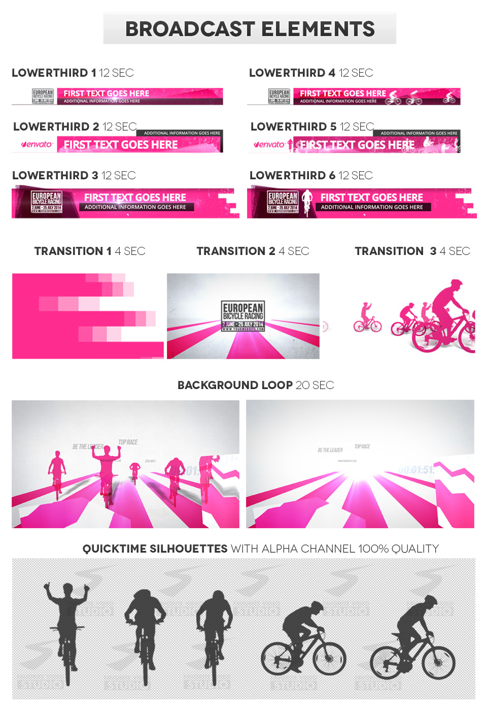 Cycling Marathon Broadcast Design - 1