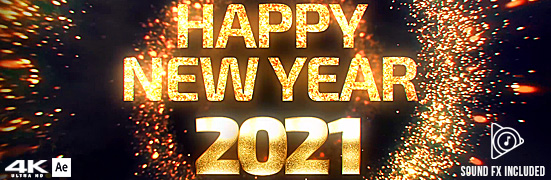 New Year Countdown 2021 Template for Ae